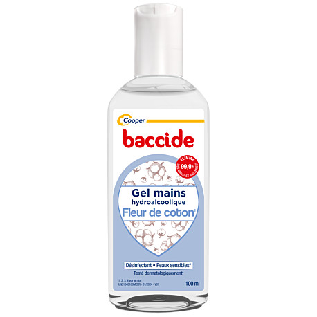 Baccide Fleur de Coton Gel mains hydroalcoolique 100 ml