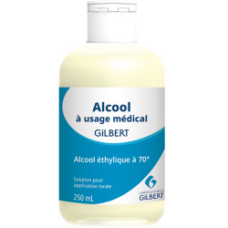 Alcool éthylique à usage médical 70° Gilbert 250 ml