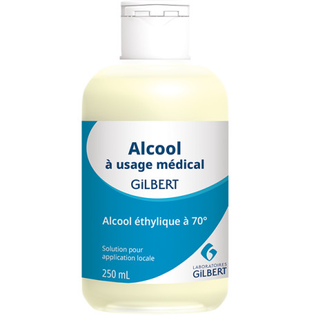 Alcool éthylique à usage médical 70° Gilbert 250 ml