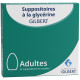 25 Suppositoires à la glycérine Adultes Gilbert
