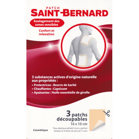 Patch Saint-Bernard 3 Patchs découpables