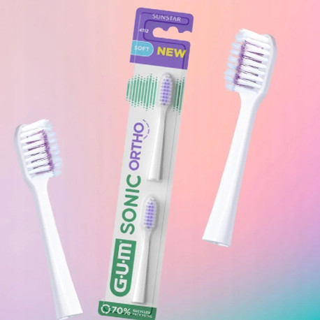 Recharges Brosse à dent Sonic ORTHO Gum