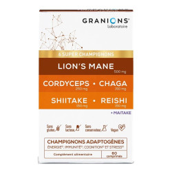 Complexe Super Champignons 60 Comprimés Granions