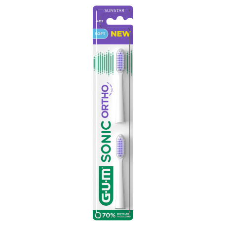 Recharges Brosse à dent Sonic ORTHO Gum
