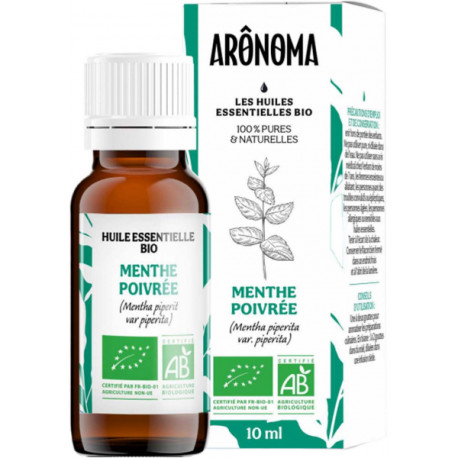 Arônoma Menthe Poivrée Huile Essentielle BIO 10 ml