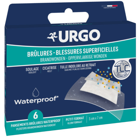 URGO Pansements Brûlures Waterproof