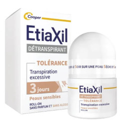 Etiaxil Détranspirant Tolérance Aisselles Peaux sensibles Roll-on 15 ml