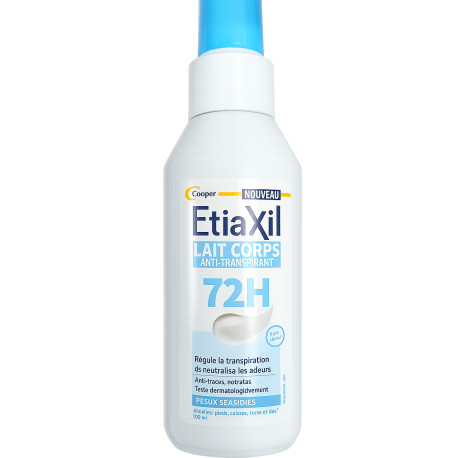 Etiaxil Anti-transpirant 72H Lait corps Peaux sensibles