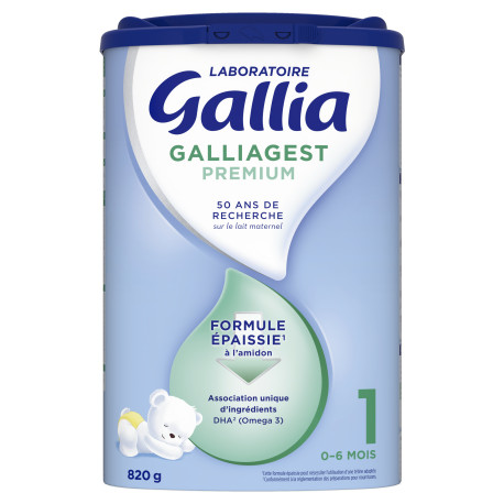 Gallia Galliasgest Premium 0-6 mois 800 g