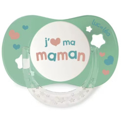Sucette anatomique J'aime ma maman +18 mois Luc & Léa