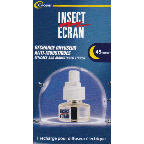 INSECT ECRAN Recharge Diffuseur Anti-moustiques