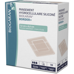 Pansements Hydrocellulaires siliconés Border+ Biogaran