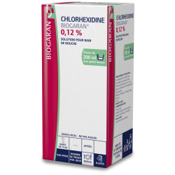 Chlorhexidine 0,12 % Solution pour bain de bouche 200 ml