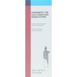 Cromoptic 2 % Collyre Sans conservateur Flacon 10 ml