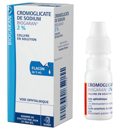 Cromoglicate de Sodium 2 % Biogaran