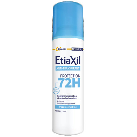Etiaxil Anti-transpirant Protection 72H Aérosol Peaux sensibles