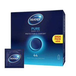 MANIX Pure Easy Fit GIGA PACK X 44 préservatifs
