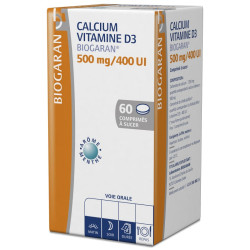 Calcium 500 mg / Vitamine D3 400 UI Biogaran