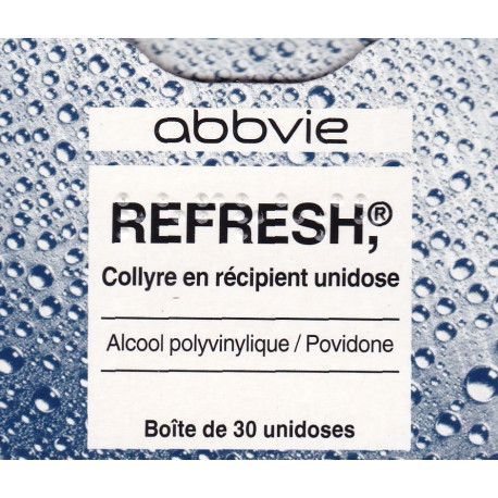 Refresh Collyre en récipient unidose x 30