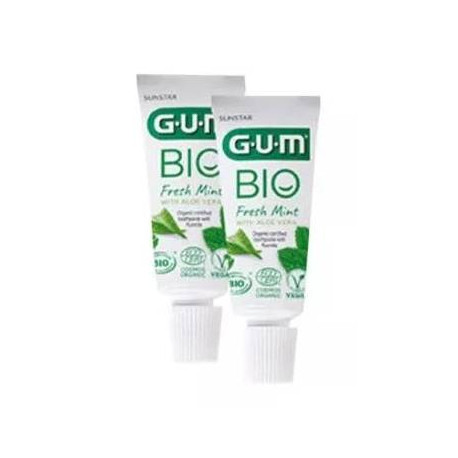 Gum Gel Dentifrice Bio Fresh Mint 2 x 12 ml