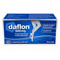 Daflon 500 mg 60 comprimés pelliculés