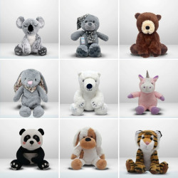 Bouillottes déhoussables Peluches