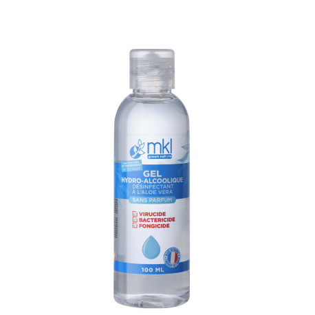 Gel mains hydroalcoolique Sans parfum 100 ml MKL