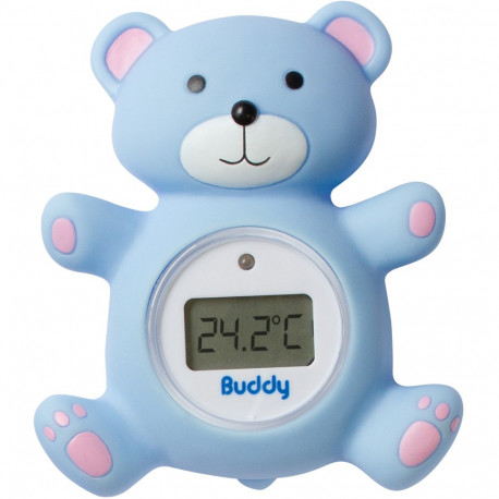 Thermomètre de bain et ambiant petit ours Buddy Visiomed