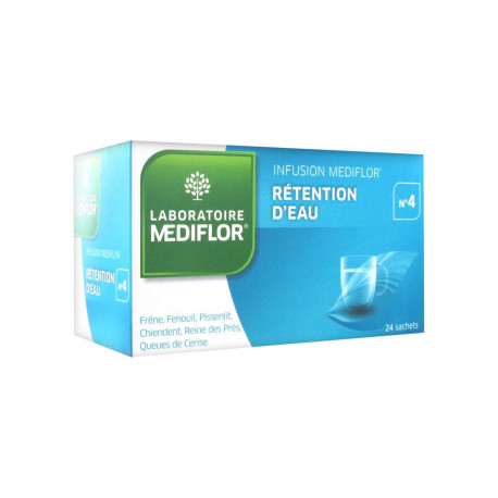 Médiflor n 4 tisane rétention d'eau 24 sachets