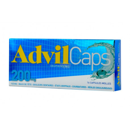 AdvilCaps 200mg  bte16 cp