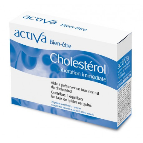 Activa Bien-être Cholestérol 30 Gélules