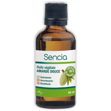 Huile d'amande douce Sencia 50 ml