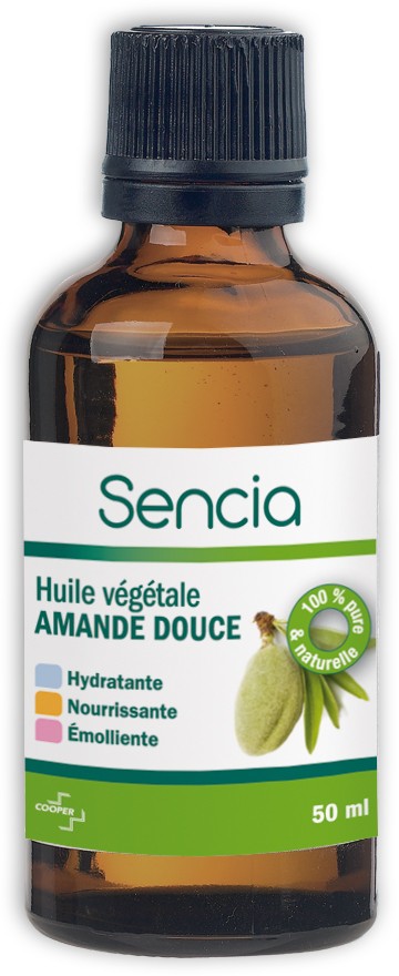 Huile D Amande Douce 100 Vegetale Sencia Apaise Et Nourrit