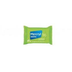 Mercryl soins 15 lingettes désinfectantes