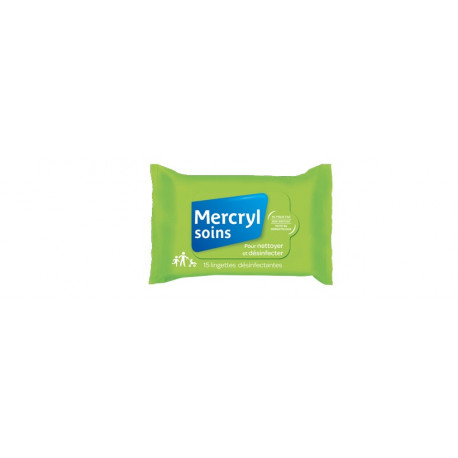 Mercryl Soins Lingettes Désinfection mains et surfaces