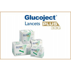 Glucoject Plus 33g Lancettes