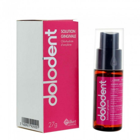 Dolodent solution gingivale 27g pour calmer les douleurs des