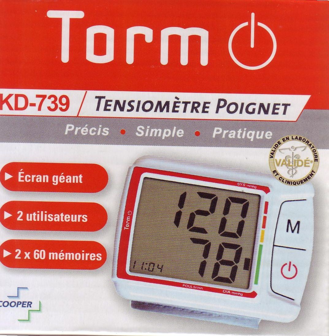 Torm Tensiomètre Poignet KD-7920
