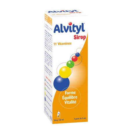 Alvityl Multivitamines Sirop 150 Ml Forme Equilibre Et Vitalite