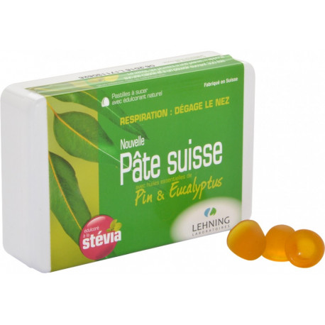 Pâte Suisse Pin & Eucalyptus Lehning Pastilles à sucer