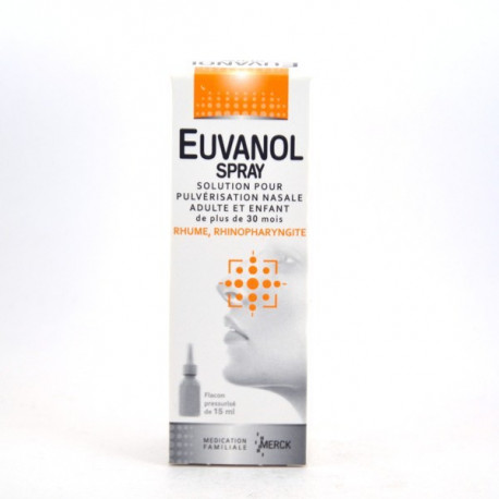 Euvanol solution nasale spray pour rhume et rhinopharyngite Euvanol solution nasale spray pour rhume et rhinopharyngite