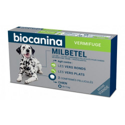 MILBETEL 12,5 mg/125 mg vermifuge chien comprimés Biocanina