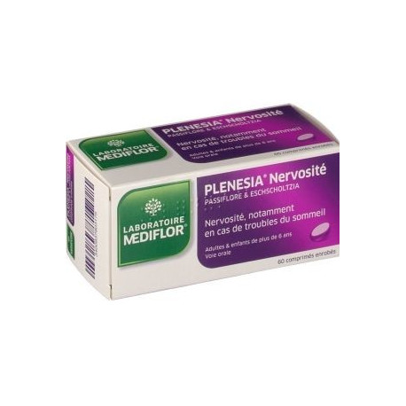 PLENESIA Nervosité 60 comprimés Mediflor