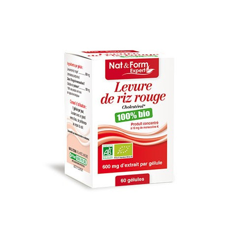 Levure de Riz Rouge Bio Nat&Form