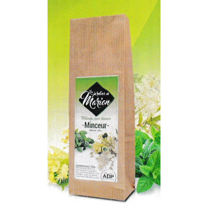 Mélanges de plantes : Tisane Minceur en vrac, sachet de 100g