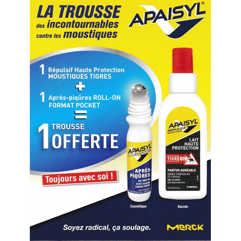 Produit anti-moustique - Apaisyl® Répulsif Moustiques