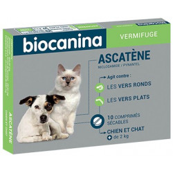 ASCATÈNE Vermifuge Chiens & Chats Biocanina