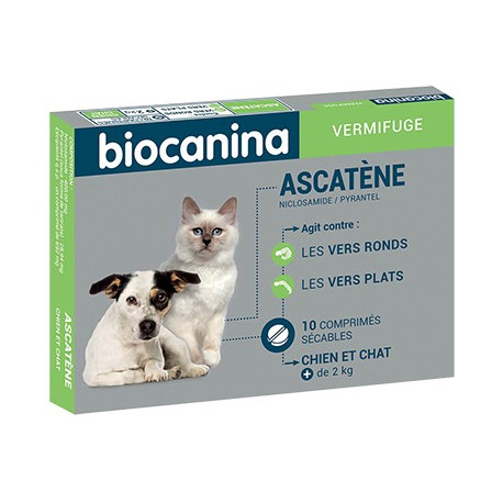 ASCATENE Comprimés Vermifuge Biocanina