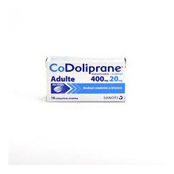 Codoliprane Adultes 400mg/20 mg 16 comprimés sécables