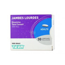 Diosmine 600mg Teva 30 comprimés